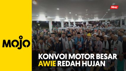 Download Video: Konvoi Awie redah hujan demi Palestin