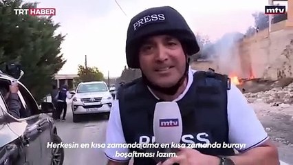 İsrail Lübnan'daki gazetecilere saldırdı