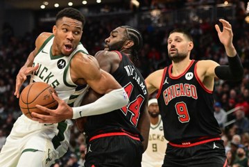 NBA : Chicago impuissant face à Giannis Antetokounmpo et ses Bucks