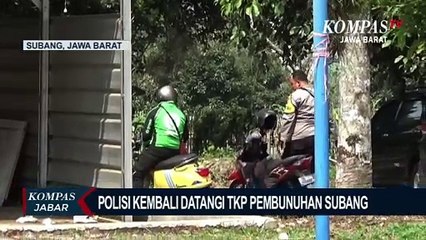 Polisi Bawa Danu, Stik Golf Mainan Dan Ember Ke TKP Pembunuhan di Subang