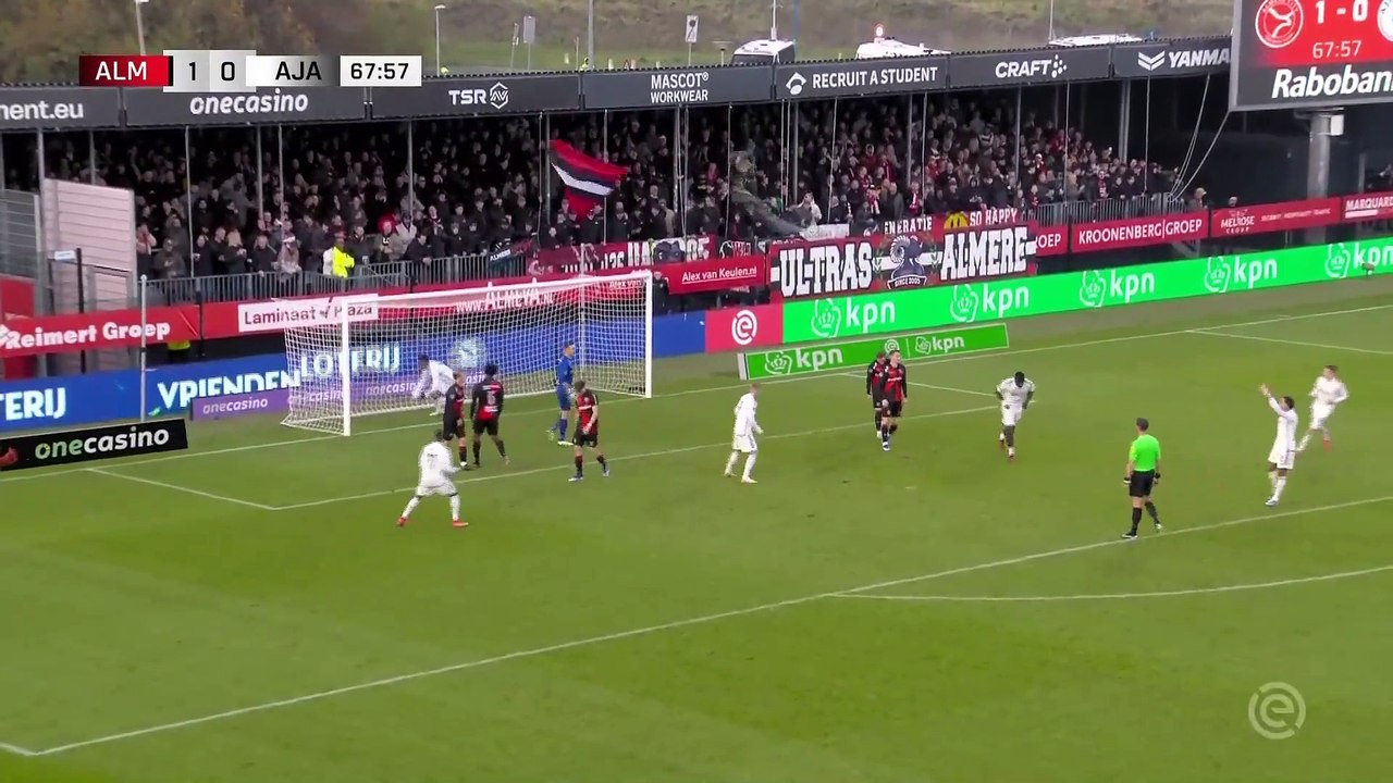 Ajax 2-2 Draw Against Almere City in the Dutch Eredivisie