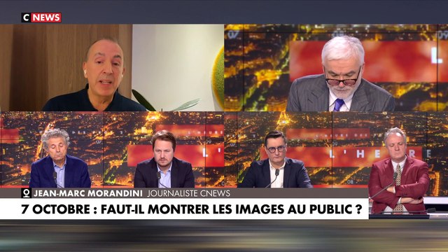 Après avoir assisté à la projection du film des attaques du 7 octobre qui va être montré à l'Assemblée, Jean-Marc Morandini, très ému raconte sur CNews : Je ne sais pas si j'ai eu raison d'y aller...