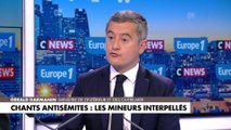 Gérald Darmanin : «Sur les 600 interpellations, il y en a 120 à 130 qui sont des étrangers. On retire les titres de séjour de tout le monde»