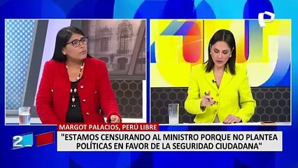 Margot Palacios: “La PNP no da con el paradero de Vladimir Cerrón porque son incapaces”