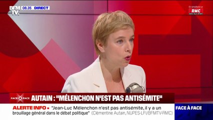 Clémentine Autain: "Je ne suis pas d'accord avec un certain nombre de formulations de Jean-Luc Mélenchon dans ses tweets"