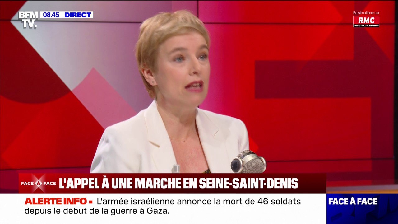 Clémentine Autain sur la marche contre l'antisémitisme: "Il est faux de dire qu'il n'y avait que des gens qui soutenaient Netanyahu"