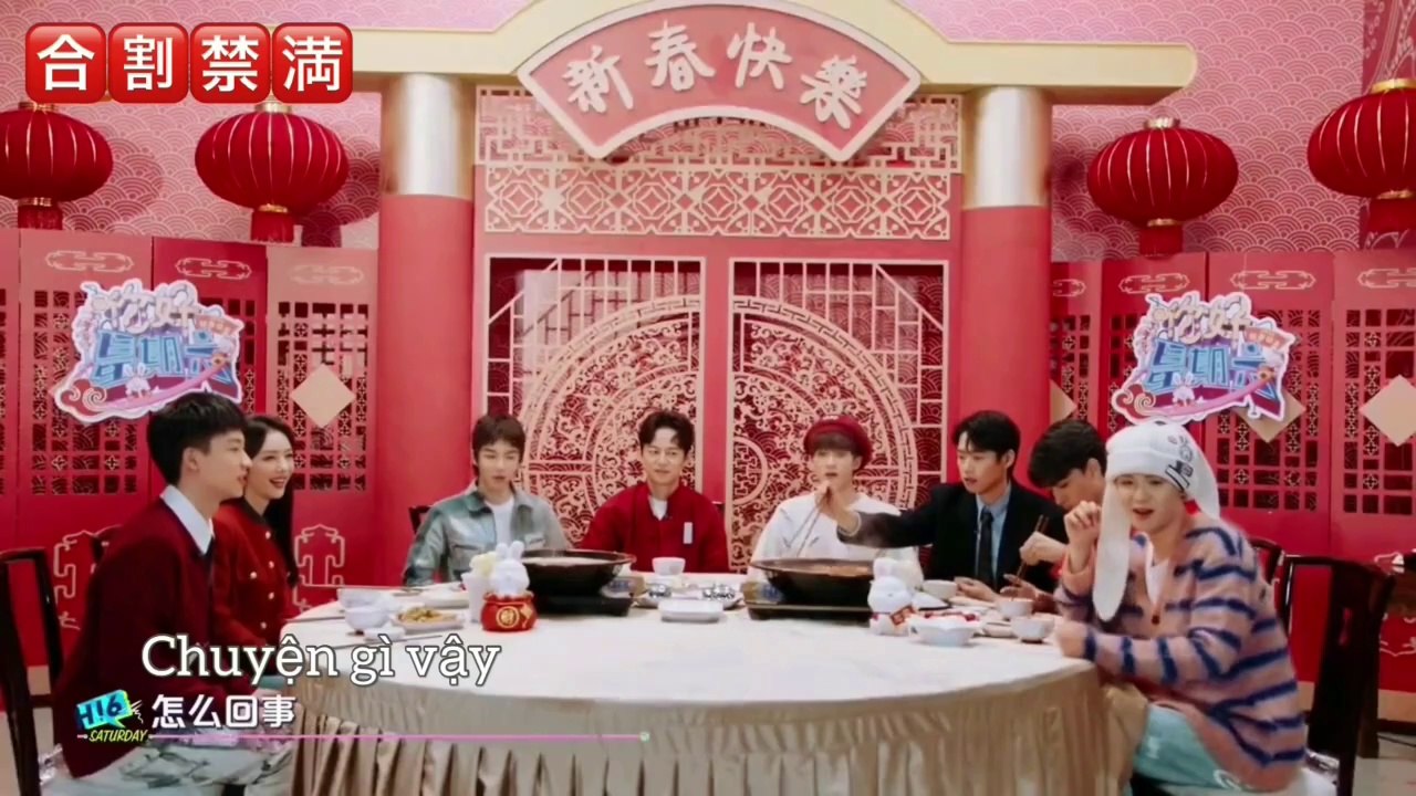[Vietsub/Phần 2] XIN CHÀO THỨ 7 - Tiệc Tất Niên - Ăn Lẩu + Trò Chơi Mừng Năm Mới