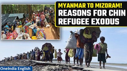 Download Video: Escalating Fight In Myanmar Sparks New Wave Of Chin-Kuki Refugees Fleeing To Mizoram | Oneindia News