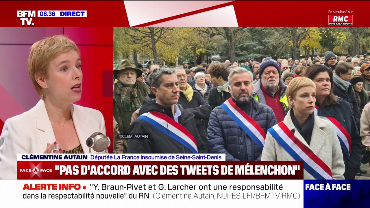 Clémentine Autain (LFI): "Jean-Luc Mélenchon n'est pas éternel"
