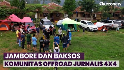 Jambore di Bogor, Komunitas Offroad Jurnalis 4x4 Gelar Baksos untuk Warga Kurang Mampu