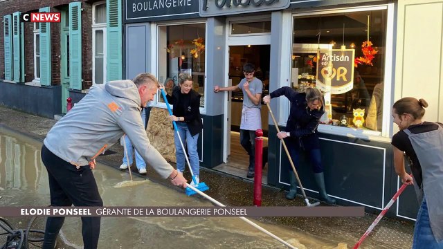 Un boulanger qui a tout perdu après de fortes inondations dans le Pas-de-Calais
