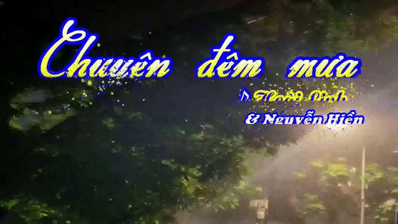 [Karaoke] CHUYỆN ĐÊM MƯA - Hoài Linh & Nguyễn Hiền