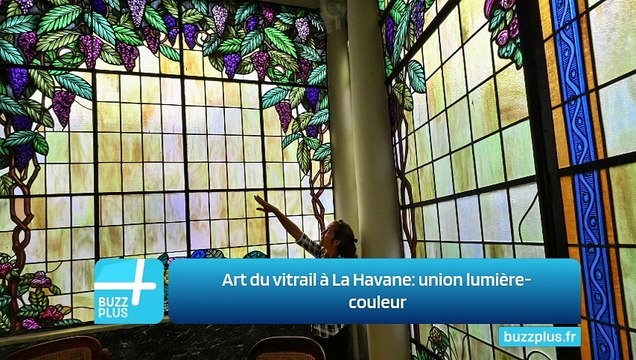 Art du vitrail à La Havane: union lumière-couleur