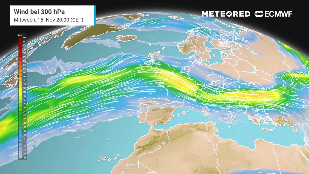 Mitten im Jetstream! Deutschland bekommt ein Tief nach dem anderen ab!