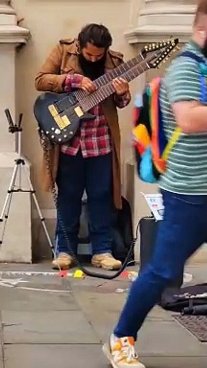 Street Musician Guitar Busker