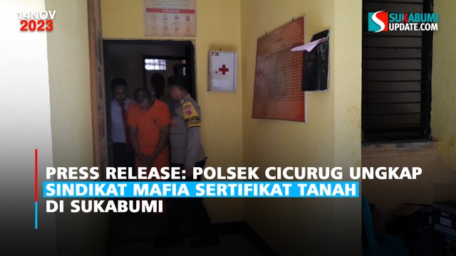 Polsek Cicurug Ungkap Sindikat Mafia Sertifikat Tanah di Sukabumi