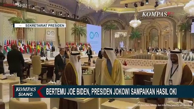 Bertemu Joe Biden di Tengah Konflik Israel-Hamas, Jokowi Sampaikan Hasil KTT OKI