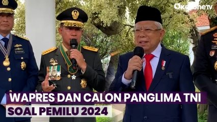 Wapres dan Calon Panglima Bicara Soal Netralitas TNI Polri di Pemilu 2024