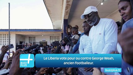 Le Liberia vote pour ou contre George Weah, ancien footballeur.