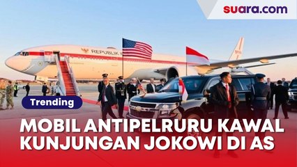 Mobil Antipeluru Kawal Kunjungan Presiden Jokowi, Biasa Digunakan Pasukan Rahasia AS