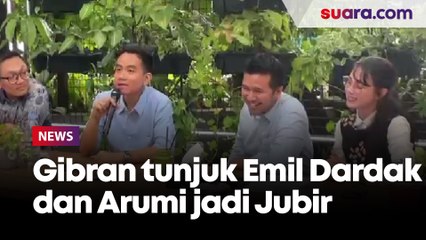 Gibran tunjuk Emil Dardak dan Arumi Bachsin jadi juru bicara