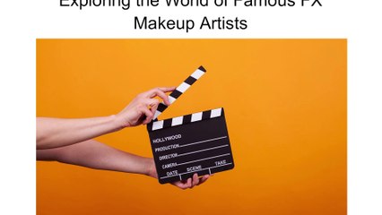 Exploring the World of Famous FX Makeup Artists | Niall O'Riordan FX