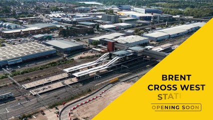 Brent Cross West station in north-west London.