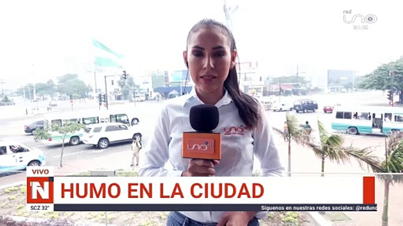 Humareda en Santa Cruz