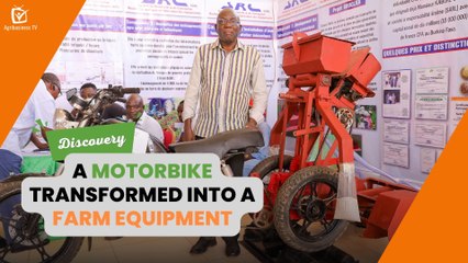 Discovery: A motorbike transformed into a farm equipment