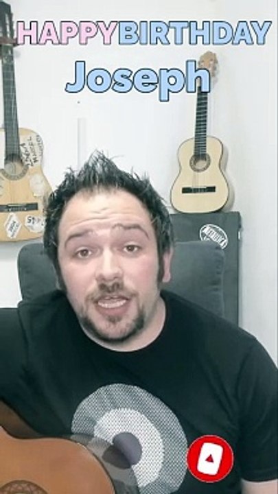 Happy Birthday, Joseph! Geburtstagsgrüße an Joseph