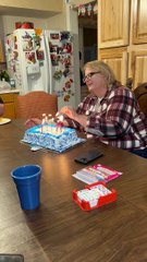Trick Candles Light Up Woman's Hair