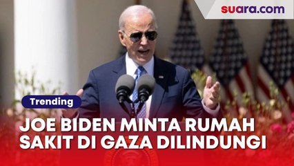 Joe Biden Minta Rumah Sakit di Gaza Dilindungi: Serangan Israel Jangan Ganggu RS!