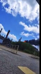 Fábrica da Braskem é atingida por incêndio e grande nuvem de fumaça se forma