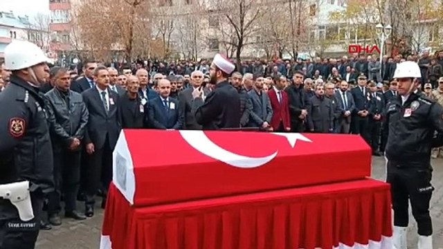 BİTLİS-ŞEHİT POLİS MEMURU LÜTFİ BAYKAR, SON YOLCULUĞUNA UĞURLANDI