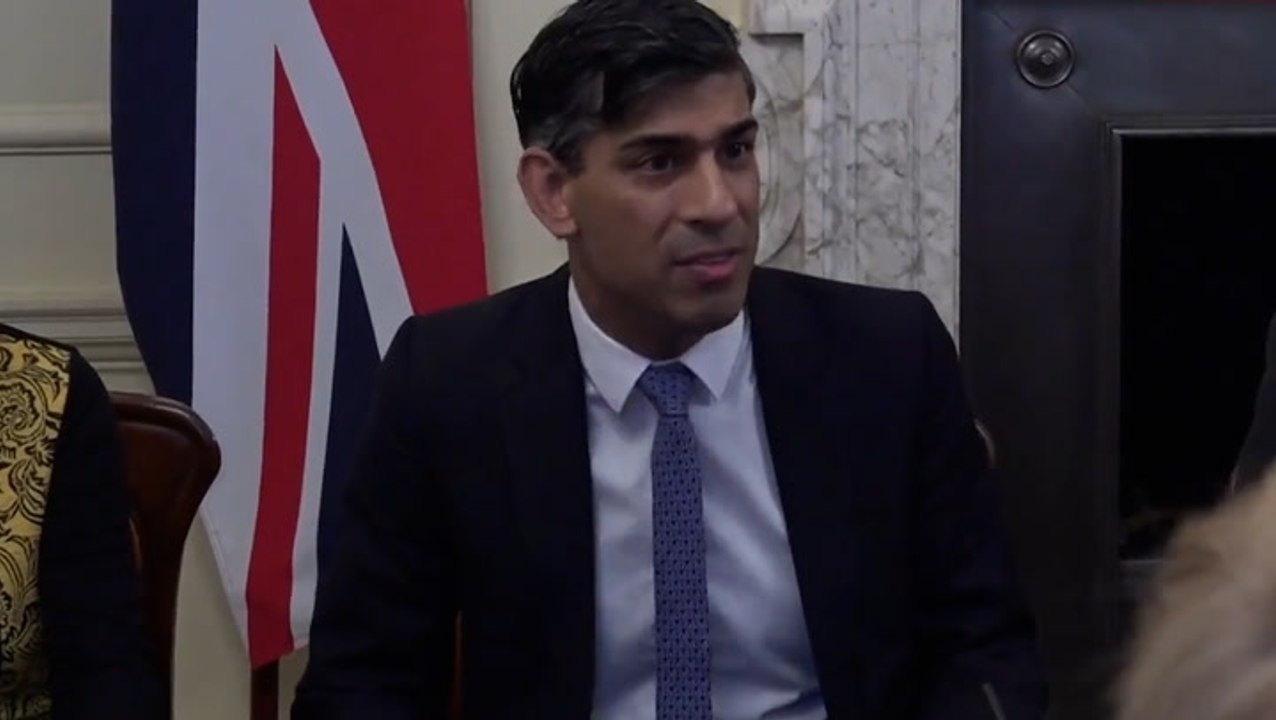 Rishi Sunak smiles and cracks jokes in first cabinet meeting since reshuffle