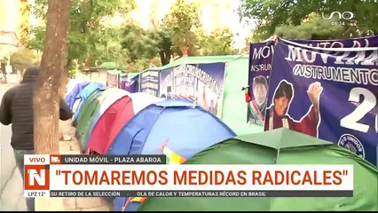 Vigilia 'evista' en puertas del T.S.E.