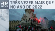 França tem mais de 1.500 atos antissemitas durante guerra entre Israel e Hamas