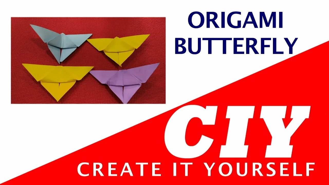 DIY Origami Butterfly II How To Make Origami Paper Butterfly - BTF