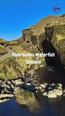 My Drone Explore All Kvernufoss Waterfall in Iceland
