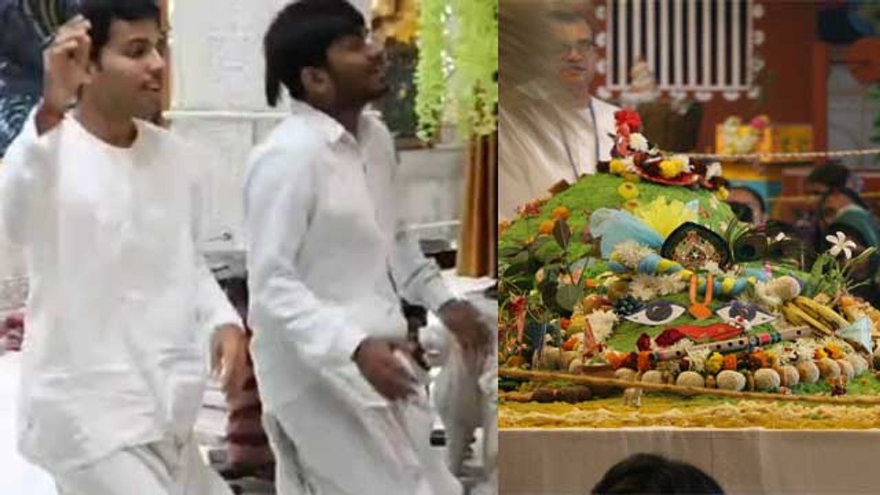 Iskcon Govardhan Puja 2023 Inside Video | Govardhan Puja Iskcon Noida FULL VIDEO | Boldsky