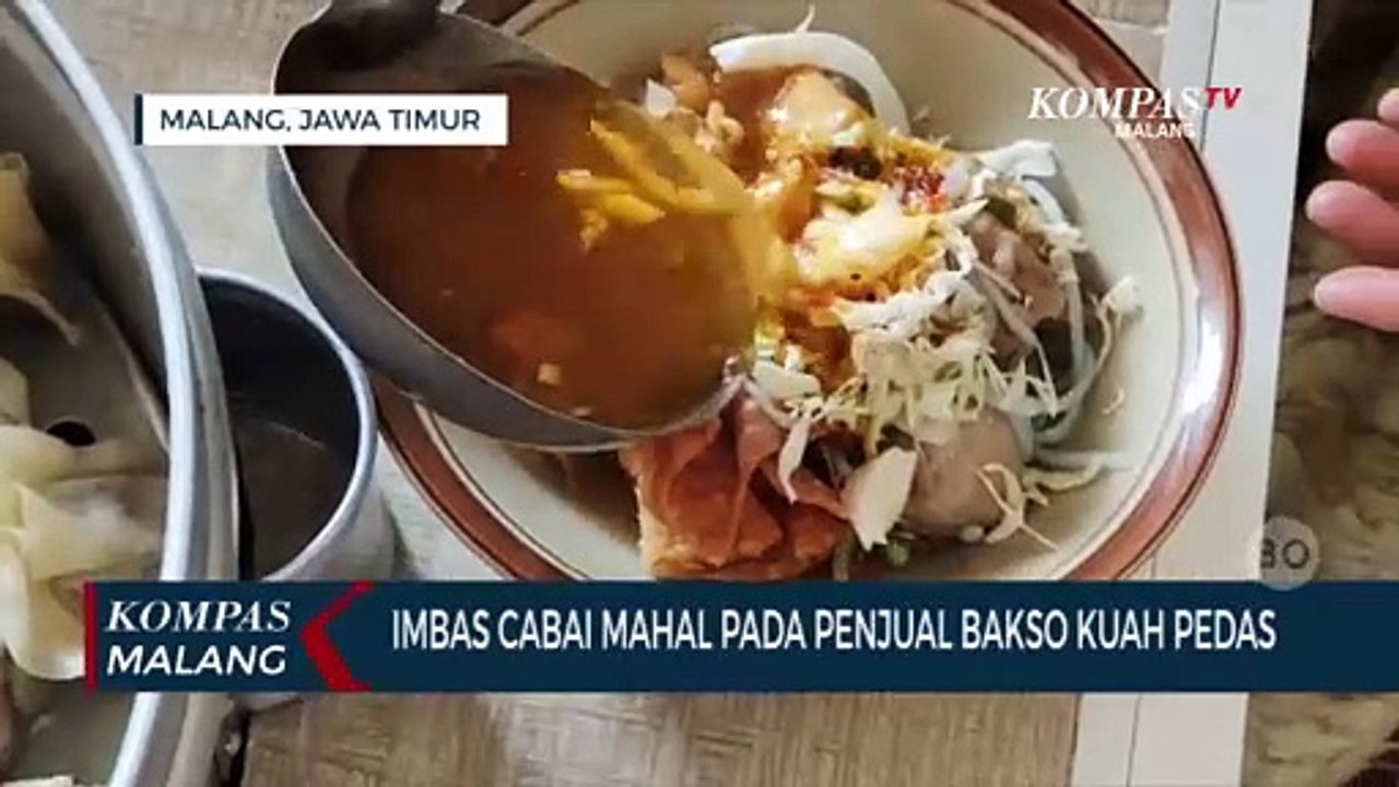 Imbas Cabai Mahal, Penjual Bakso Kuah Pedas di Malang Keluarkan Modal Lebih