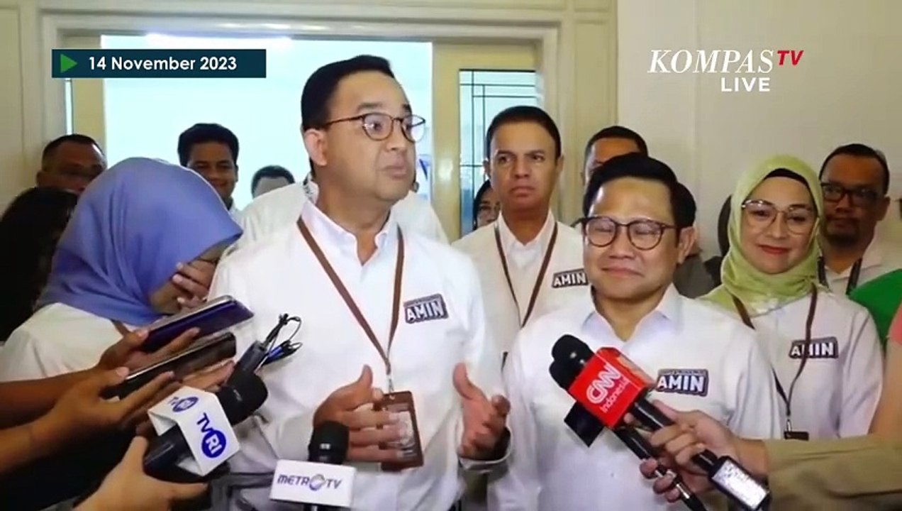 Keterangan Anies dan Cak Imin Jelang Pengundian Nomor Urut Capres-Cawapres Pilpres 2024