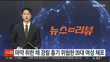 마약 취한 채 경찰 흉기 위협한 20대 여성 체포