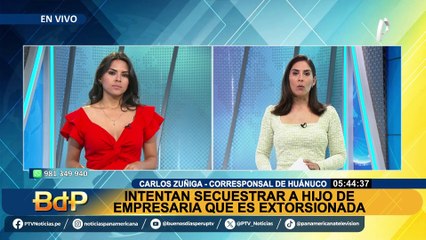 Hijo de empresaria se salva de ser secuestrado en Huánuco: familiar sería autor del intento de rapto