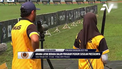 Ariana Nur Dania bakal diserap ke Program RTG Sukan Olimpik Paris