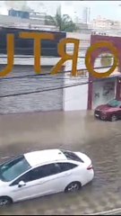 Região registra pontos de alagamento