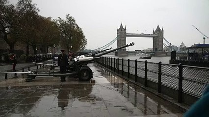 62-gun salute at Tower of London marks King’s 75th birthday