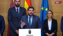 López Miras anuncia que la Región de Murcia interpondrá un recurso de inconstitucionalidad contra la amnistía