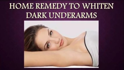 बस 2 दिनों में पाइये गोरी अंडरआर्म्स | Home Remedy To Whiten Dark Underarm Naturally | UMBJ _