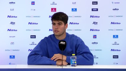 ATP Finals 2023 - Carlos Alcaraz : “I had my chances to be world number 1, but I couldn’t convert them”